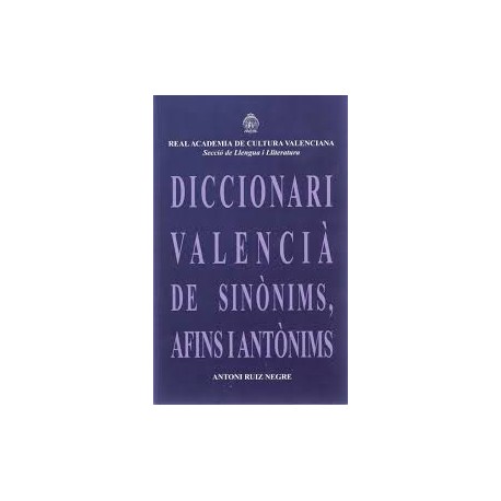 Diccionari valencià de sinònims, afins i antònims