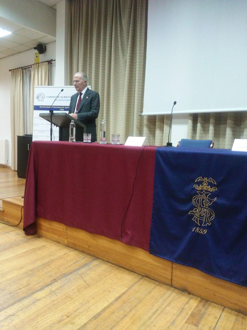 José Luis Manglano en el Casino d'Agricultura