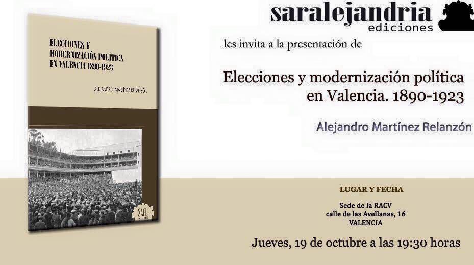 Elecciones y modernización política en Valencia. 1890-1923