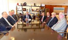 El alcalde de Benidorm recibió a la Junta de Gobierno de la RACV